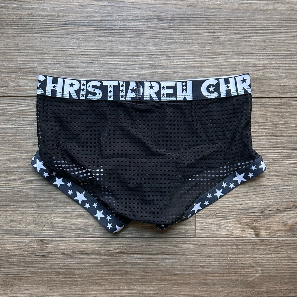 Andrew Christian | Show-It Mesh Sports Trunks (Small) - Picture 4 of 8